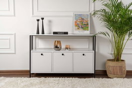 Nordure Solace Consola Blanco y Negro